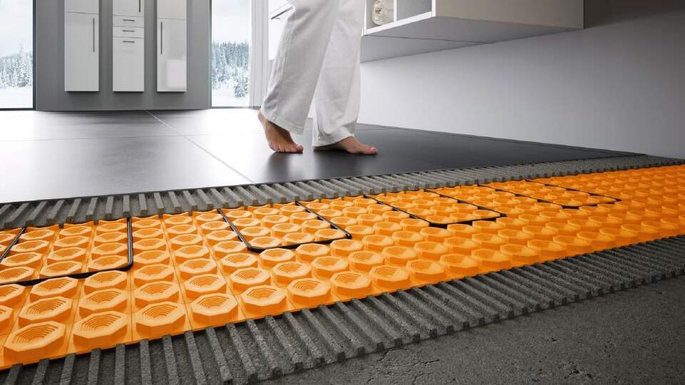 Radiant heating floor by KV Multisolutions