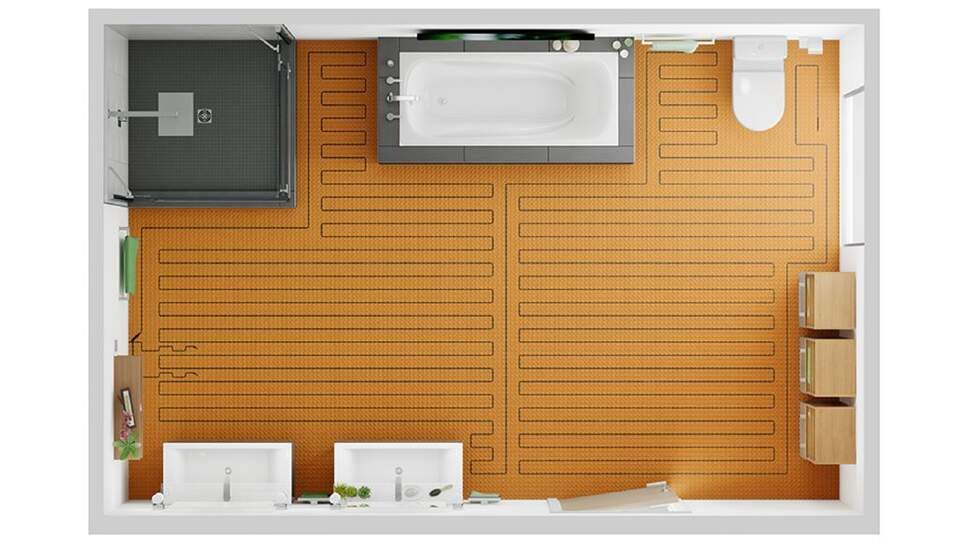 Radiant heating floors by KV Multisolutions